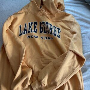 🌞 Lake George Hoodie - Mustard Yellow (Size L)